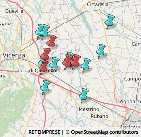 Mappa 36043 Camisano Vicentino VI, Italia (5.902)