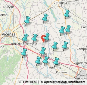 Mappa 36043 Camisano Vicentino VI, Italia (7.098)
