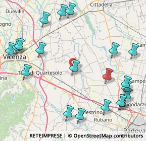Mappa 36043 Camisano Vicentino VI, Italia (10.8495)