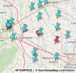 Mappa 36043 Camisano Vicentino VI, Italia (9.908)