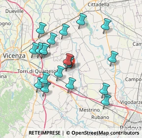 Mappa 36043 Camisano Vicentino VI, Italia (6.969)