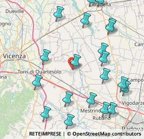 Mappa 36043 Camisano Vicentino VI, Italia (9.9365)