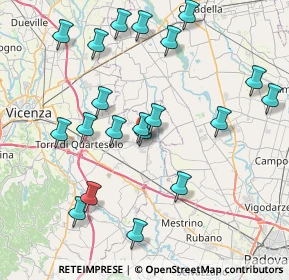 Mappa 36043 Camisano Vicentino VI, Italia (8.4805)