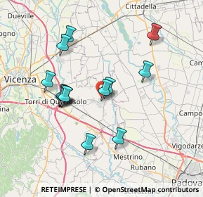 Mappa 36043 Camisano Vicentino VI, Italia (6.78429)