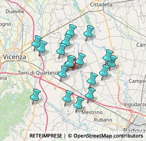 Mappa 36043 Camisano Vicentino VI, Italia (6.01)