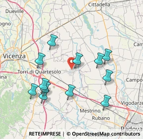 Mappa 36043 Camisano Vicentino VI, Italia (7.585)
