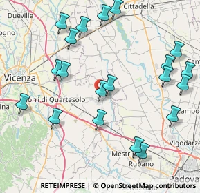 Mappa 36043 Camisano Vicentino VI, Italia (9.4515)