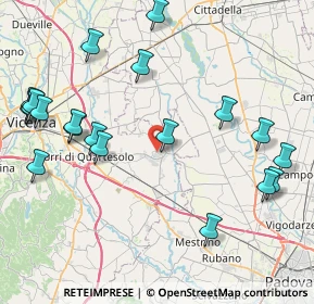 Mappa 36043 Camisano Vicentino VI, Italia (10.039)