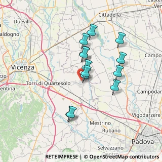 Mappa 36043 Camisano Vicentino VI, Italia (5.97)