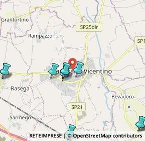 Mappa 36043 Camisano Vicentino VI, Italia (2.68091)