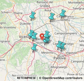 Mappa 36043 Camisano Vicentino VI, Italia (10.88273)