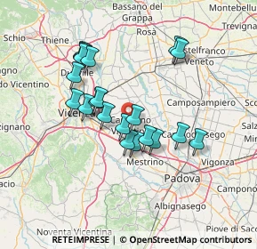 Mappa 36043 Camisano Vicentino VI, Italia (12.042)