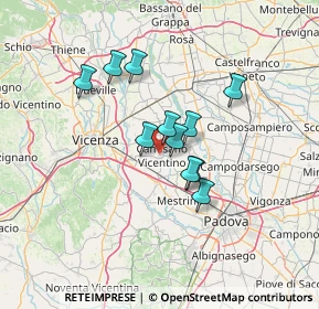 Mappa 36043 Camisano Vicentino VI, Italia (10.01455)