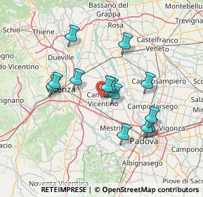 Mappa 36043 Camisano Vicentino VI, Italia (12.39769)