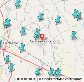 Mappa 36043 Camisano Vicentino VI, Italia (6.057)