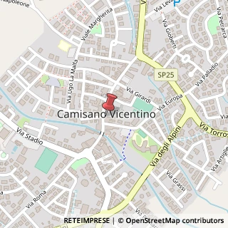 Mappa Via XX Settembre, 1, 36043 Camisano Vicentino, Vicenza (Veneto)