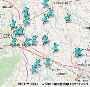 Mappa Piazza Umberto I, 36043 Camisano Vicentino VI, Italia (9.113)
