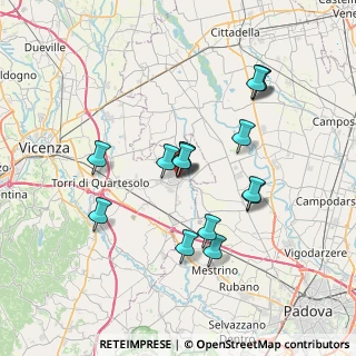 Mappa Piazza Umberto I, 36043 Camisano Vicentino VI, Italia (6.43267)