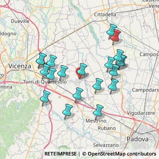 Mappa Piazza Umberto I, 36043 Camisano Vicentino VI, Italia (7.4815)