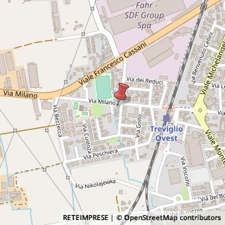 Mappa Via Milano, 9/I, 24047 Treviglio, Bergamo (Lombardia)