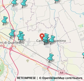 Mappa Via Caduti Senza Croce, 36043 Camisano Vicentino VI, Italia (5.88333)