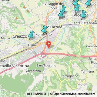 Mappa Via della Tecnica, 36100 Vicenza VI, Italia (3.46636)