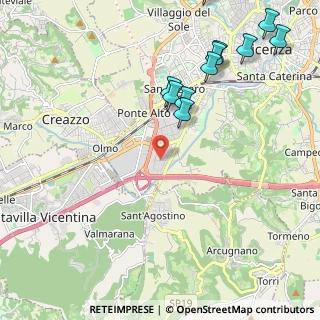 Mappa Via della Tecnica, 36100 Vicenza VI, Italia (2.59455)