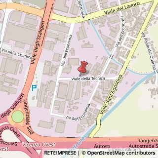 Mappa Via della Tecnica, 28, 36100 Vicenza, Vicenza (Veneto)