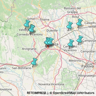 Mappa Via della Tecnica, 36100 Vicenza VI, Italia (14.14909)