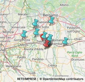 Mappa Via Gian Maria Bicetti, 24047 Treviglio BG, Italia (7.60385)