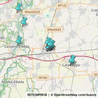 Mappa Via de Federici, 24047 Treviglio BG, Italia (2.89545)