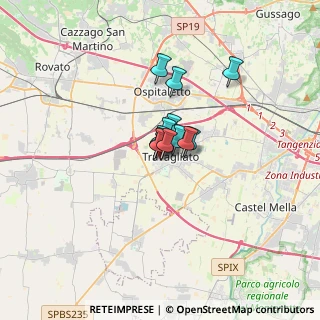 Mappa Via Gorizia, 25039 Travagliato BS, Italia (1.51)