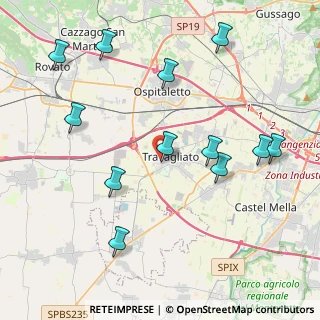Mappa Via Gorizia, 25039 Travagliato BS, Italia (4.59167)