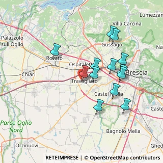 Mappa Via Gorizia, 25039 Travagliato BS, Italia (6.91692)