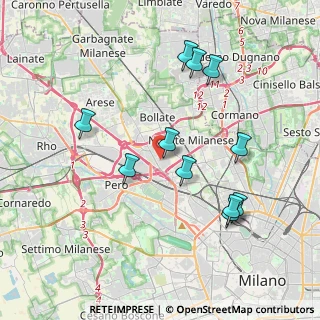 Mappa Via Gorizia, 20021 Baranzate MI, Italia (3.85182)