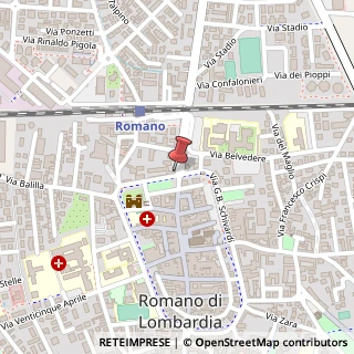 Mappa Via Piave, 2, 24058 Romano di Lombardia, Bergamo (Lombardia)