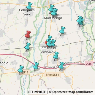 Mappa 24058 Romano di Lombardia BG, Italia (4.38)