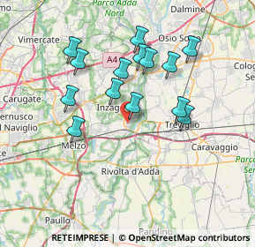 Mappa Via Colombo Cristoforo, 20062 Cassano d'Adda MI, Italia (6.59643)