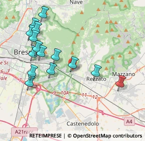 Mappa Via Sant'Orsola, 25135 Brescia BS, Italia (4.244)