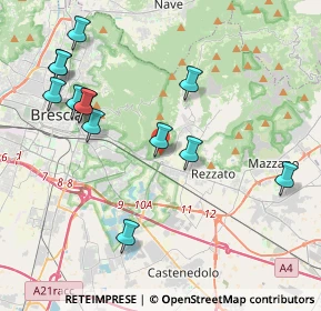 Mappa Via Sant'Orsola, 25135 Brescia BS, Italia (4.38)