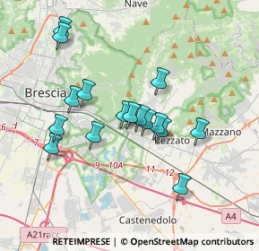 Mappa Via Sant'Orsola, 25135 Brescia BS, Italia (3.13875)