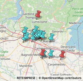 Mappa Via Sant'Orsola, 25135 Brescia BS, Italia (9.14389)