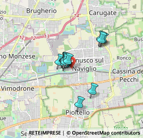 Mappa Via M.buonarroti, 20063 Cernusco sul Naviglio MI, Italia (1.07692)