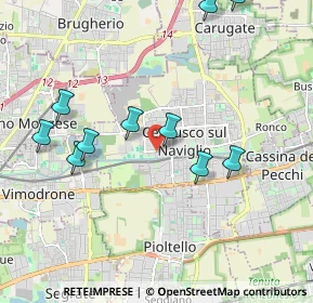 Mappa Via Buonarroti Michelangelo, 20063 Cernusco sul Naviglio MI, Italia (2.27273)