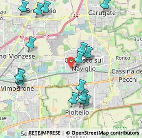 Mappa Via Buonarroti Michelangelo, 20063 Cernusco sul Naviglio MI, Italia (2.27471)