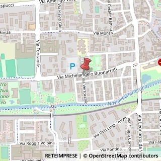 Mappa Via Verrocchio,  2, 20090 Cernusco sul Naviglio, Milano (Lombardia)