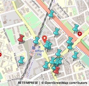 Mappa Via Galiani Ferdinando, 20161 Milano MI, Italia (0.2645)