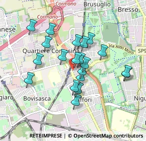 Mappa Via Galiani Ferdinando, 20161 Milano MI, Italia (0.7515)