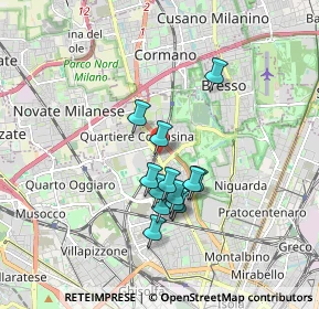 Mappa Via Galiani Ferdinando, 20161 Milano MI, Italia (1.38308)