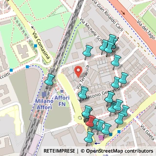 Mappa Via Galiani Ferdinando, 20161 Milano MI, Italia (0.14286)